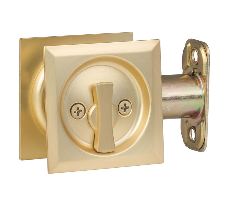 Sure-Loc Square Pocket Door Pull - Privacy