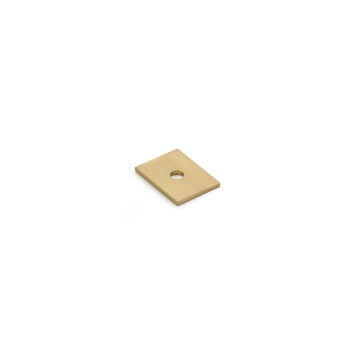 Schaub Pub House, 1 Inch x 3/4 Inch, Signature Satin Brass Backplate