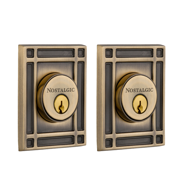 Nostalgic Warehouse Mission Double Cylinder Deadbolt