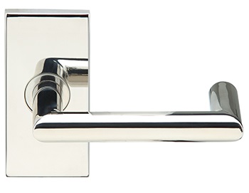 Inox 109 Stuttgart Lever Handle with Rectangular Rosette
