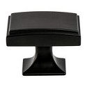 Berenson Hearthstone Series 1 9/16 Inch Knob in Matte Black