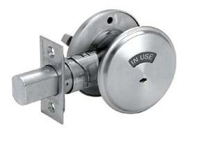 Falcon Grade II D200-Series Commercial Deadbolt Thumbturn Inside x Occupancy Indicator