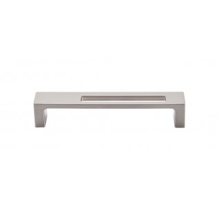 Top Knobs TK266BSN Sanctuary II Modern Metro Slot Pull 5 Inch CC Brushed Satin Nickel