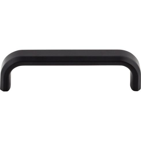 Top Knobs TK3011BLK Telfair Pull 3 3/4 Inch CC Flat Black
