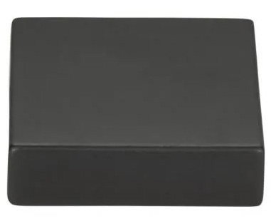 Atlas Homewares Thin Square Knob 1 1/4 Inch Modern Bronze