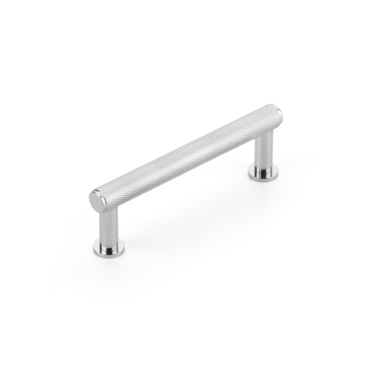 Schaub Pub House, 3-1/2 Inch cc, Knurled Polished Chrome Pull