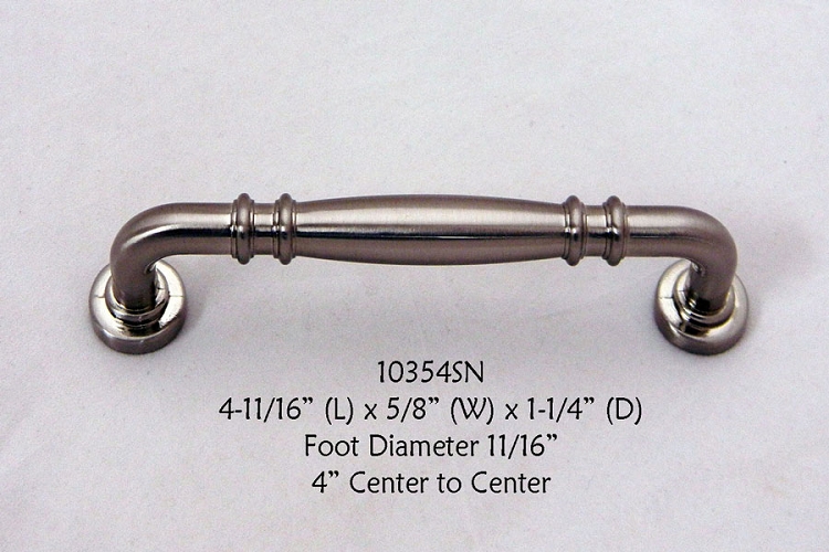 Residential Essentials 10354 Satin Nickel Cabinet Pull