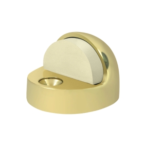 Deltana Solid Brass High Profile Floor Dome Stop