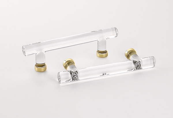Emtek 4 Inch Crystal Bar Pull Drawer Pull