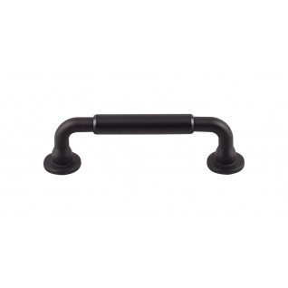 Top Knobs TK822BLK Lily 3 3/4 inch CC Pull Black