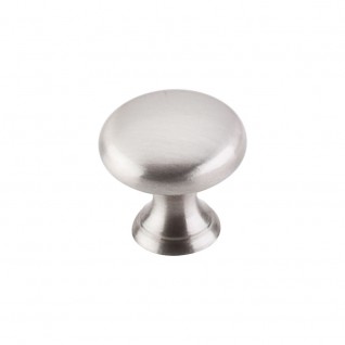 Top Knobs M1310 Asbury 1 Inch Mushroom Knob Brushed Satin Nickel