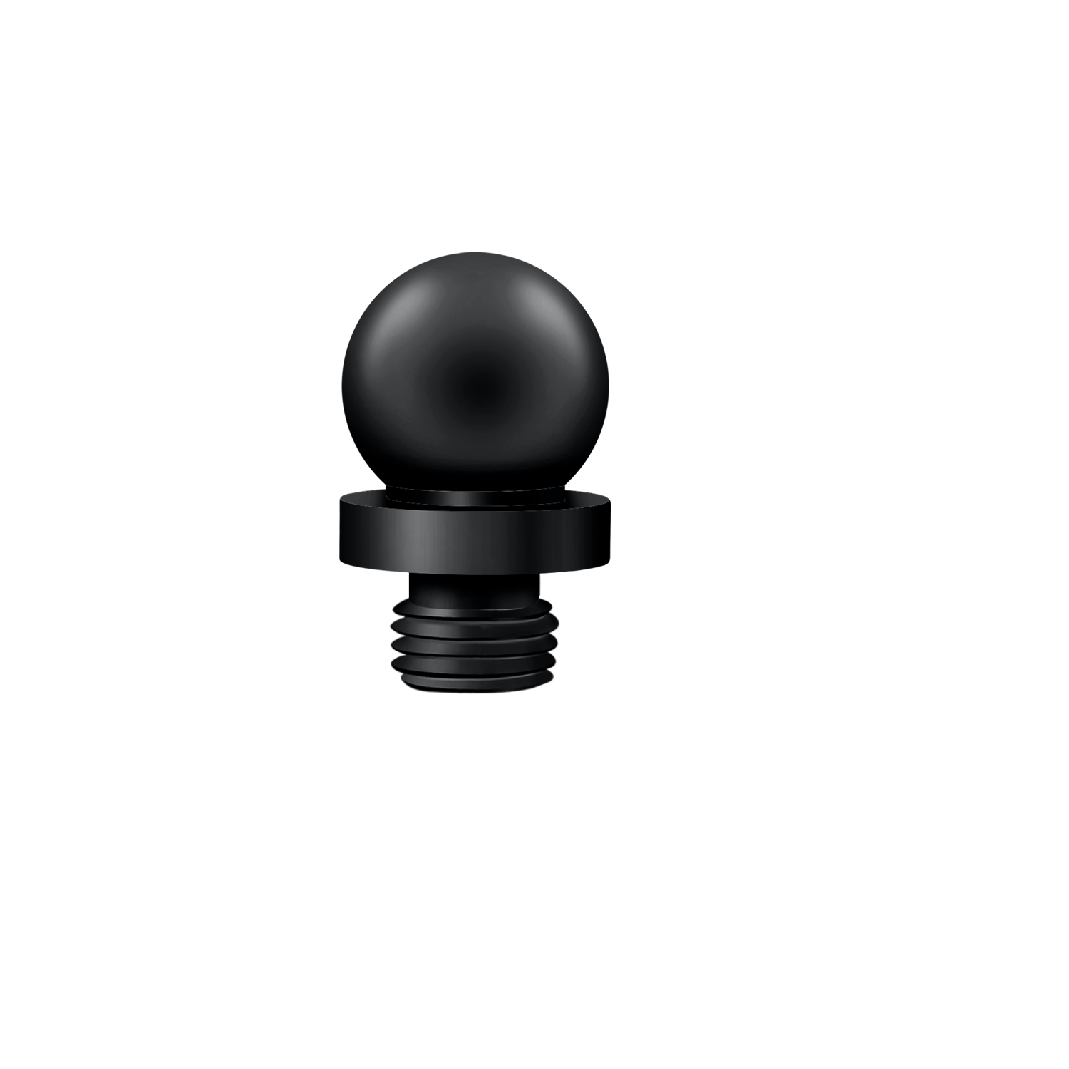 Deltana 3 Inch x 3 Inch and 3 Inch x 2.5 Inch Ball Tip, Paint Black