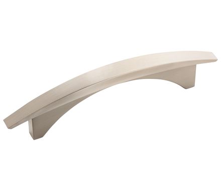 Amerock Essential'z 3 3/4 Inch CC Cabinet Pull Satin Nickel