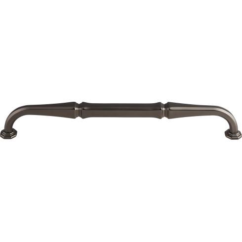 Top Knobs Chareau TK346AG Chalet Appliance Pull 12 Inch CC Ash Gray