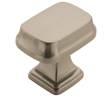 Amerock Revitalize 1 1/4 Inch Square Cabinet Knob Satin Nickel