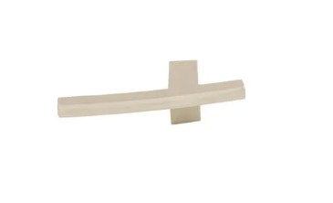 Top Knobs TK85PN Top Knob Slanted 3 Inch B Knob Polished Nickel