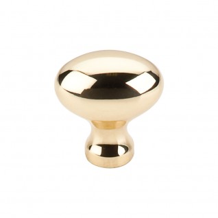 Top Knobs M368 Somerset 1 1/4 Inch Egg Cabinet Knob Polished Brass