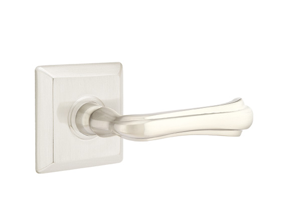 Emtek Wembley Lever with Quincy Rosette