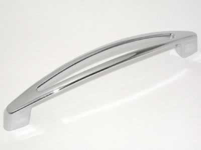 Top Knobs M390 Nouveau Verona Pull 5 1/16 Inch CC Polished Chrome