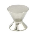Berenson Domestic Bliss Knob 1-3/16 Inch Dia Polished Nickel