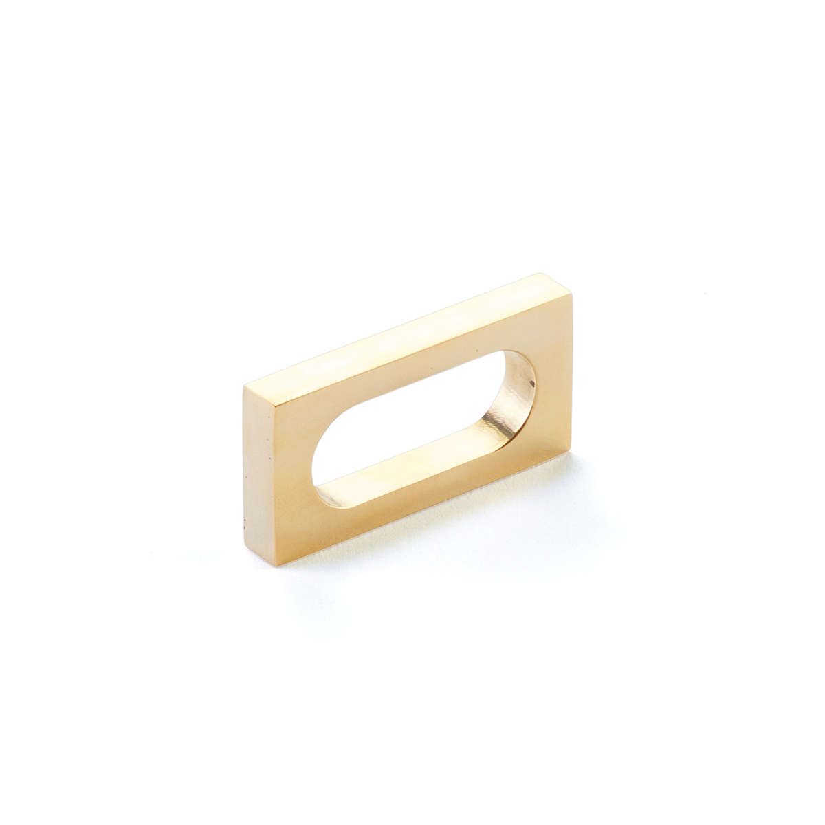 Schaub 10031-UNBR Unlacquered Brass Cabinet Pull