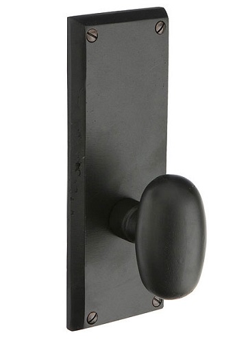 Emtek Sandcast Rectangular NON-KEYED 7 Inch Sideplate