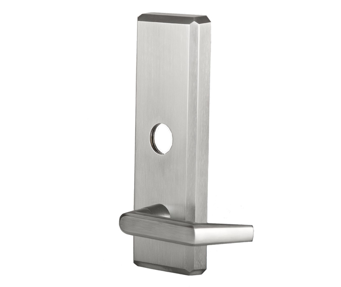Dormakaba Commercial Hardware QET160E626LC Sierra Classroom Escutcheon Lever Trim Less Cylinder Satin Chrome Finish