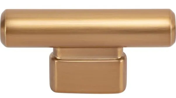 Atlas Homewares Holloway T-Knob 2 1/2 Inch Warm Brass