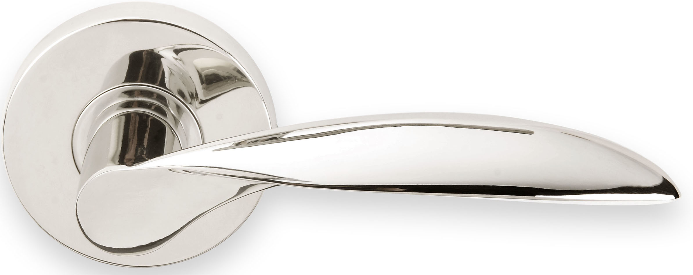 Inox 227 Stratus Lever Handle with Round Rosette