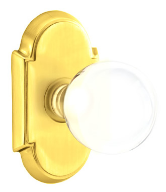 Emtek Bristol Door Knob with Style #8 Rosette