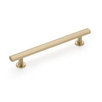 Schaub Heathrow 6 inch CC Cabinet Pull in Signature Satin Brass