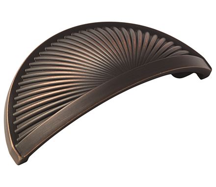 Amerock Sea Grass 3 Inch CC Cup Pull Oil-Rubbed Bronze