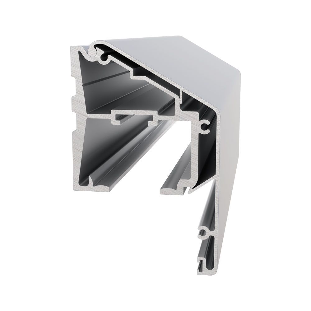 Cavity Sliders Wall Mounted Sliding Door Track - Natural Anodized