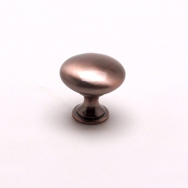 Berenson Euro Moderno 1 1/8 Inch Knob in Brushed Antique Copper