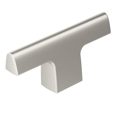 Amerock Riva 2-1/2 Inch Cabinet Knob Satin Nickel