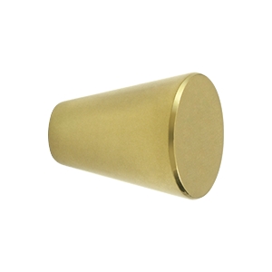 Deltana Solid Brass 1 1/8 Inch Cone Cabinet Knob