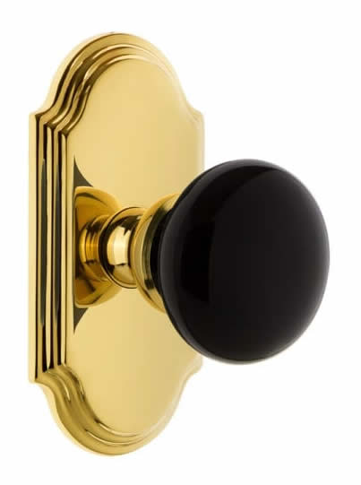 Grandeur Arc Short Plate with Coventry Knob