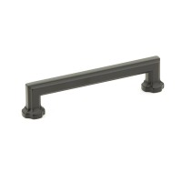 Schaub Empire 5 inch CC Cabinet Pull in Matte Black