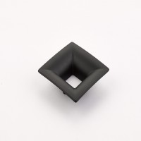 Schaub Finestrino 32mm CC Flared Square Cabinet Pull in Matte Black