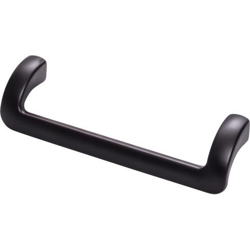 Top Knobs TK951BLK Kentfield Pull 5 1/16 Inch CC Flat Black