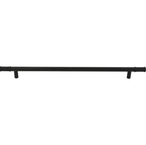 Top Knobs TK3239BLK Burnham Appliance Pull 18 Inch CC Flat Black