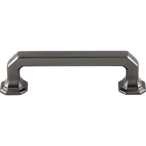 Top Knobs TK287AG Chareau Emerald Pull 3 3/4 Inch CC Ash Gray