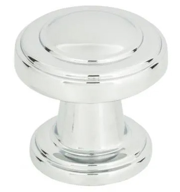 Atlas Homewares Bronte Knob 1 1/8 Inch Polished Chrome