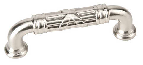 Emtek 6 Inch Ribbon & Reed Fixed Drawer Pull