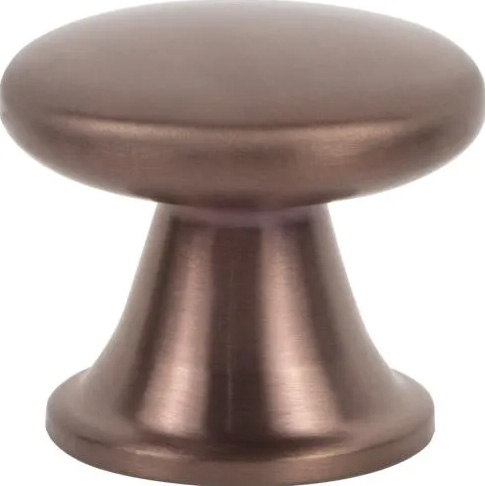 Atlas Homewares Burbank Knob 1 1/8 Inch Matte Rose Gold