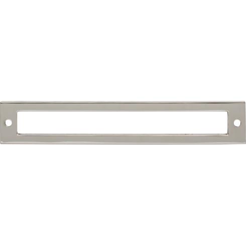 Top Knobs TK926PN Hollin Backplate 6 5/16 Inch CC Polished Nickel