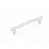 Schaub Cast Bronze Mountain 6 inch CC Stick Cabinet Pull in Antique Silver