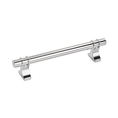 Amerock Davenport 5-1/16 Inch cc Cabinet Pull Polished Chrome