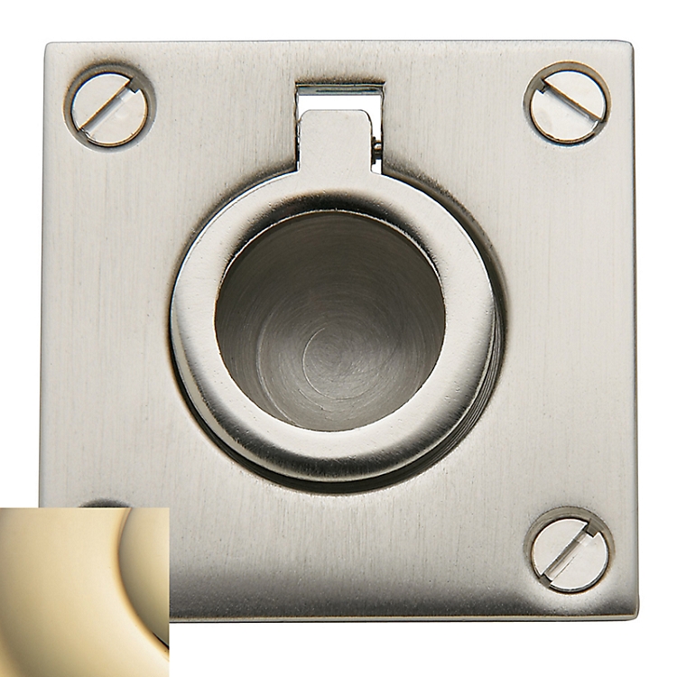 Baldwin Estate 0393 Flush Ring Pull - 1.625" X 1.625"
