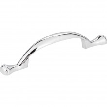 Hardware Resources Merryville 3 inch CC Cabinet Pull in Polished Chrome